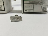LOT OF 200 - (1") Hammer Head Stainless Steel Bolts Type 28/15, SKBAWA-b511