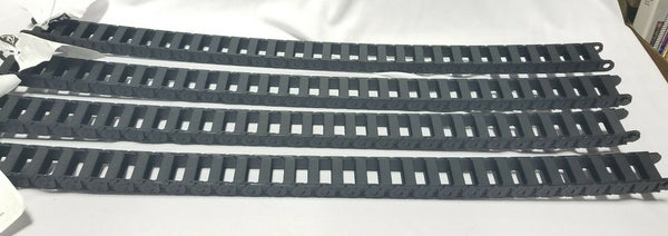 Lot of 4 igus chain flex cables iglide - 17" B15-038038-3MC, SKBAWA-s031