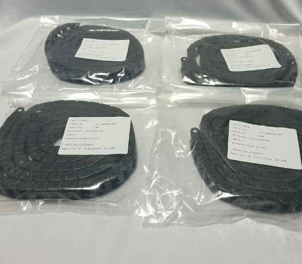 Lot of 4 IGUS Chain Cable Carrier E2C1020028-6MC, E SERIES Snap Open, SKBAWA-s03