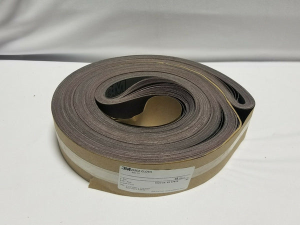 25pcs, 3M 202DZ Cloth Abrasive Belt P150 2.5in/p.o. ×118in/po, SKBAWA-b092