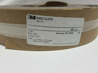 25pcs, 3M 202DZ Cloth Abrasive Belt P150 2.5in/p.o. ×118in/po, SKBAWA-b092