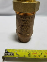 Wilkins Dual Check Valve -3/4 in. 700XL -Bronze Body, Lead Free, SKBAWA-c029