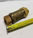 Wilkins Dual Check Valve -3/4 in. Coupling 700XL -Bronze, Lead Free, SKBAWA-c029