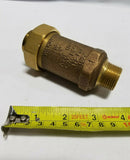 Wilkins Regulator 3/4" Female Meter x Male Meter Backflow Preventer, SKBAWA-c029