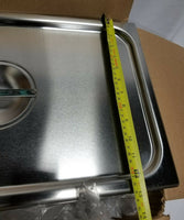 6pcs Vollrath 77250 Covers-Full Size, Flat Solid Stainless Steel, SKBAWA-s038