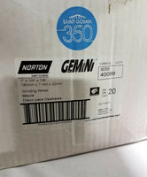 20 pcs, NORTON 40099 Gemini Fast Cut Grinding Wheel -7" ×1/4" ×7/8, SKBAWA-c036