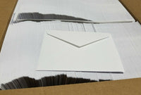 1000pcs, SupremeX, 0100440, White Envelopes, 3 5/8" × 5 1/2"  SKBAWA-000