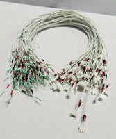 Lot of 100 Molex AWM Style 24AWG Wiring Harness - 300V, SKBAWA-s014