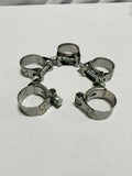Lot of 5 Mikalor Clamp 34-37 W2 Supra, 1.34"-1.46" Stainless Steel, SKBAWA-B010