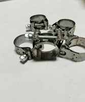 Lot of 5 Mikalor Clamp 34-37 W2 Supra, 1.34"-1.46" Stainless Steel, SKBAWA-B010