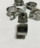 Lot of 5 Mikalor Clamp 34-37 W2 Supra, 1.34"-1.46" Stainless Steel, SKBAWA-B010