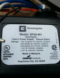 2 x Cooper Controls Greengate SP20-MV Switchpack- 20A/120/277V, SKBAWA-B013