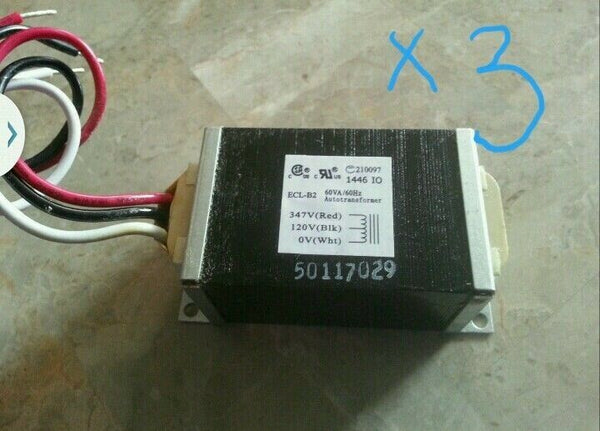 3pcs E Craftsmen, ECL-B2,210097, Autotransforms 347V-120V-60VA, SKBAWA-c037