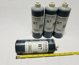 Lot of 4 Island Inkjet & Laser Toners - Black Ink Refill - B7; 500ml, SKBAWA-000