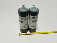 Lot of 2 Island Inkjet & Laser Toners - Grey Ink Refill - G42; 500ml, SKBAWA-000