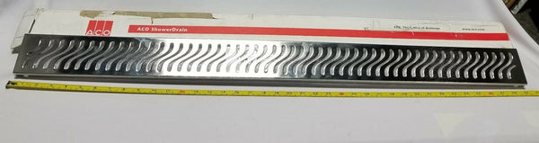 Quartz ACO 3" × 39" Shower Drain E 1000 Flag, SKBAWA-s002