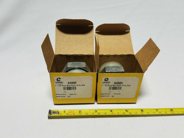 Lot of 2 Lawson 64905 1 1/2" Hydrolic Adaptor Plug, SKBAWA-B517