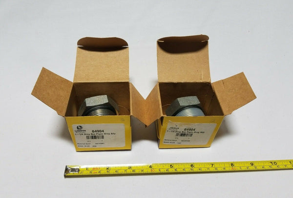 Lot of 2 Lawson 64904 1-1/4 Orng Bos Plgjic Orng Adp, SKBAWA-B517