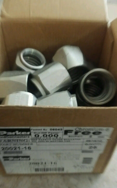 Box of 25, Parker 20021-16, Fluid Connectors NEW (reg 19.95 ea) SKBAWA-b512