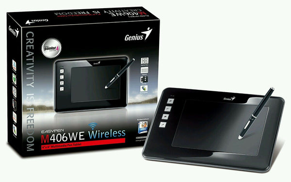 Genius EasyPen M406WE 4X6 Multimedia Pen Tablet, PC or MAC, SKBAWA-B056