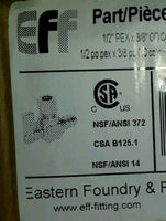24pcs EFF122-09-LF 1/2" PEX 3/8" OD Lead-free mini Valve, SKBAWA-B011-27