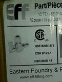 24pcs EFF122-09-LF 1/2" PEX 3/8" OD Lead-free mini Valve, SKBAWA-B011-27