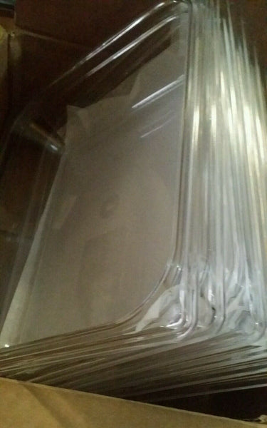 Lot of 6 Carlisle 10220B-PC, Food Pan, 3.38L 1/2 size, 2.5" deep, SKBAWA-s003