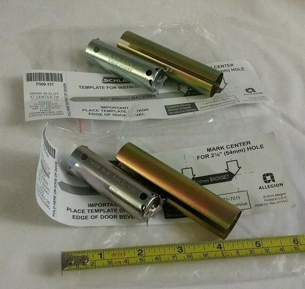 2 Schlage 41-005, 5" Backset Extension Link A & AL Series Knobs, SKBAWA-b050