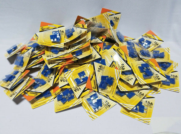 Lot of 320 Cooper Bussmann Fuses 15 Amp ATC Blade  - Blue , SKBAWA-B016