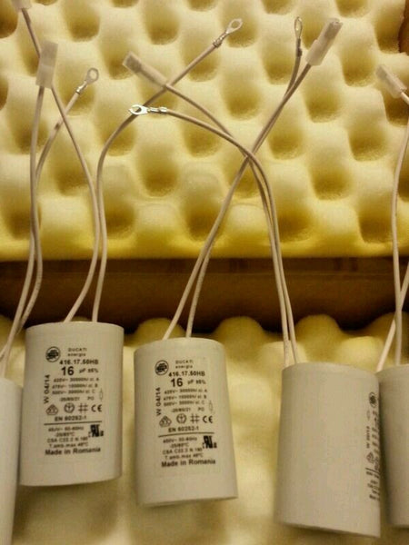 3pcs, DUCATI ENERGIA CAPACITOR 416.17.50hb, w04/14,EN60252-1,450V50, SKBAWA-b090