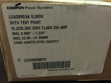 COOPER LOADBREAK ELBOW, LE225DD09TX, WITH TEST POINT 25KV 200 AMP, SKBAWA-B005
