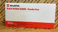 1000prs, Wurth Black Nitrile Gloves, XX-Large, 899-440113, SKBAWA-s003
