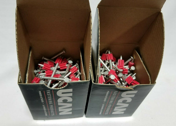 Box of 700 UCAN 2 1/2" FLAT-HEADED FASTENER -.300, SKBAWA-b528