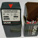 Box of 1500 UCAN 2 1/4" FLAT-HEADED FASTENER -.300, SKBAWA-b528