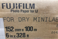 1Roll, Fujifilm A48-068 6in×328ft photo paper,Lustre, 4547410036503 SKBAWA-b105