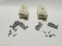 Lot of 2 ABB RX1 ASEA DIN-rail or direct surface mounting, SKBAWA-b054