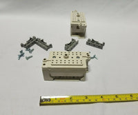 Lot of 2 ABB RX1 ASEA DIN-rail or direct surface mounting, SKBAWA-b054
