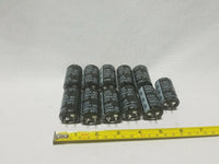 Lot of 11 CDE Aluminum Electrolytic Capacitors Snap In 15000uF 25V, SKBAWA-b018