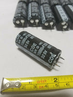 Lot of 19 CDE Aluminum Electrolytic Capacitors Snap In 15000uF 25V, SKBAWA-b018