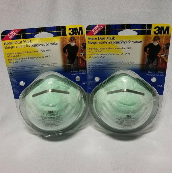 Lot of 30 Pcs 3M Home Dust Mask - 8662C, SKBAWA-s009