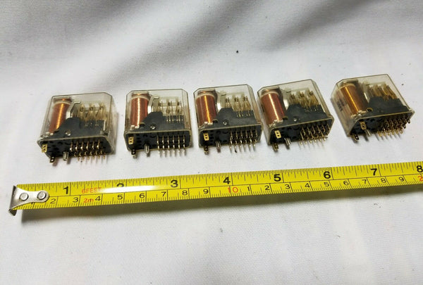 Lot of 5 American Zettler AZ431-08-10L 26VDC Mini Socket Electromechanical Relay