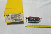 10pcs HUBBELL COM/iND GRADE DULEX RECEPTACLE - 5362R Red 20A, SKBAWA-B020