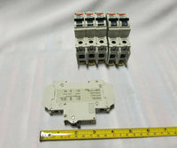 Lot of 6 Merlin Gerin Multi9 C60N - 1A Type C guaranteed function, SKBAWA-c023