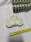 Lot of 8 Merlin Gerin Multi9 C60N - 6A Type C guaranteed function, SKBAWA-s023