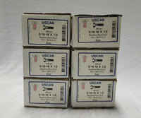 Lot of 600 USCAN 5/16-18 x 1/2" ZINC Hex Head Bolts GR:2, SKBAWA-B523