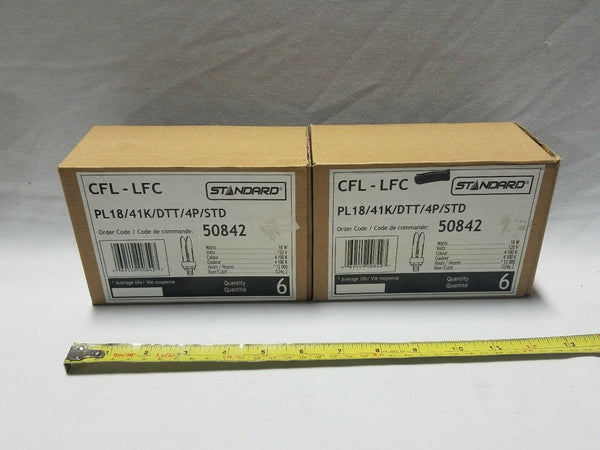 Lot of 12 Standard CFL-LFC PL18/41K/DTT/ 4P/STD Fluorescent Lamp, SKBAWA-B024