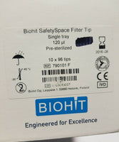 Box of 960 BIOHIT SAFETYSPACE FILTER TIP #790101F PRE-STERILIZED, SKBAWA-B036