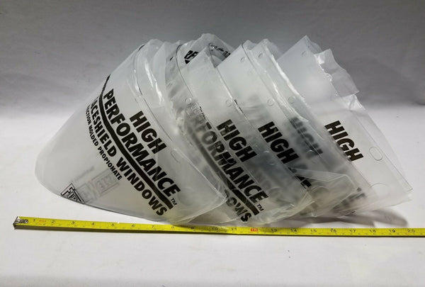 Lot of 6 Fibre-Metal by Honeywell 4199CL Face shield Window, Clear, SKBAWA-000