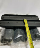 (1 pair) Daher 15" Wheel Chair Armrest replacment - Black , SKBAWA-s034