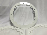 1 Polaris OEM Billet Beadlock Rings White r 5" Rims RZR 1522240-133, SKBAWA-b096